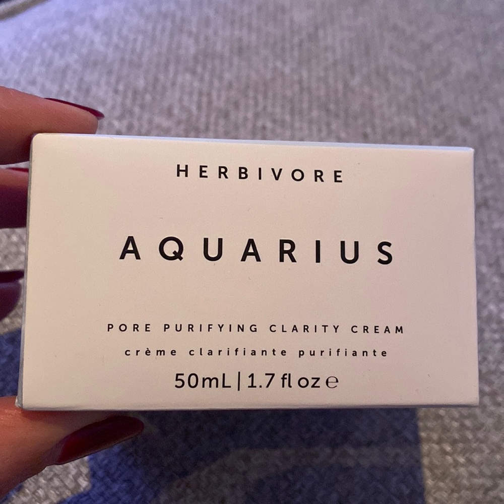 Herbivore Aquarius pore purifying clarity cream. Brand new